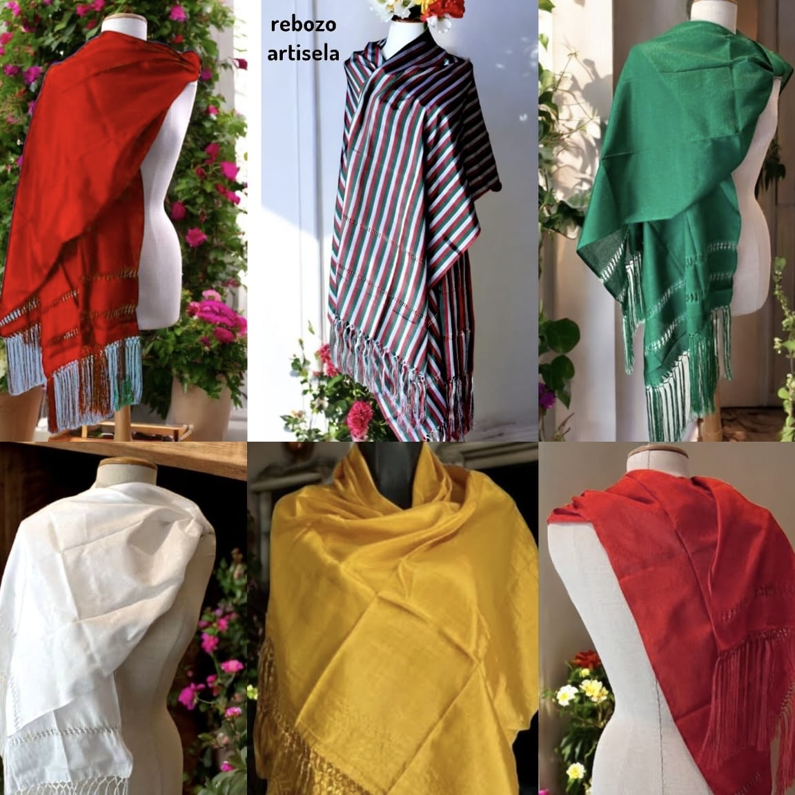 Mexican Silky Shawls