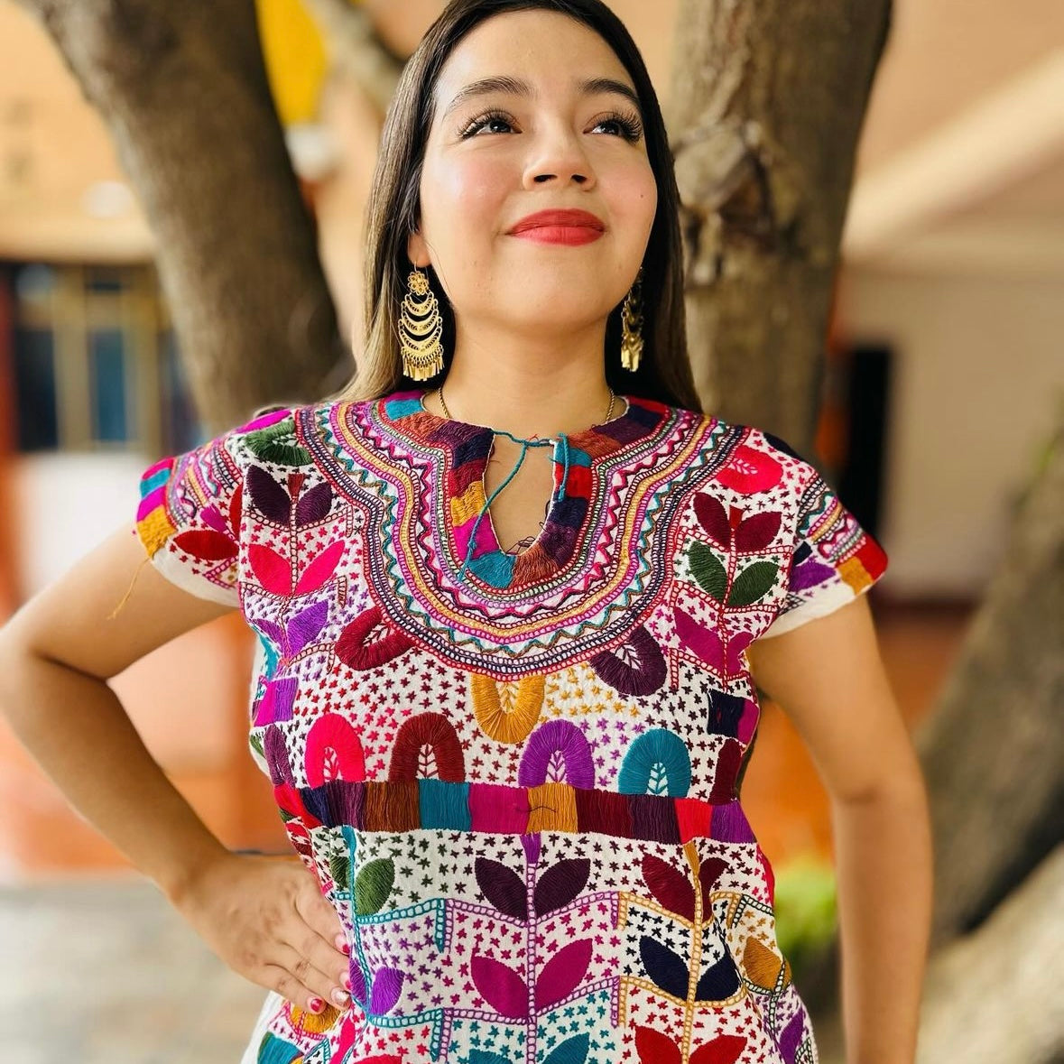 Blusa Milpa Bordada a Mano