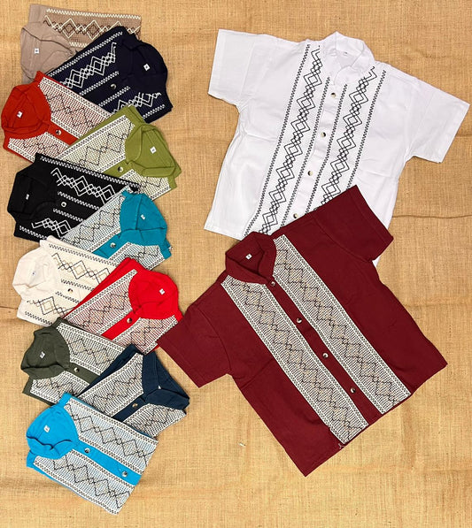 Guayabera de Niño Rambo