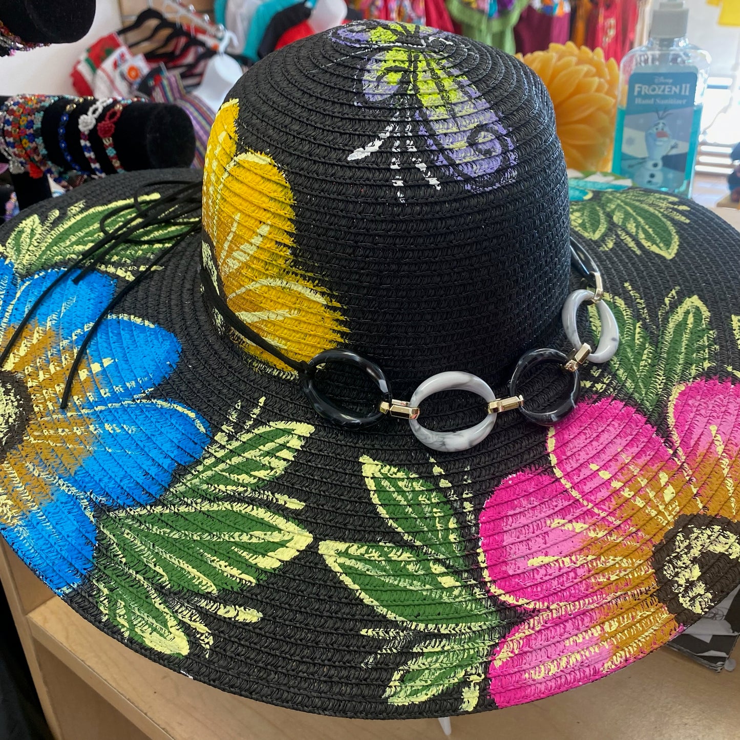 Hand painted Beach Hat