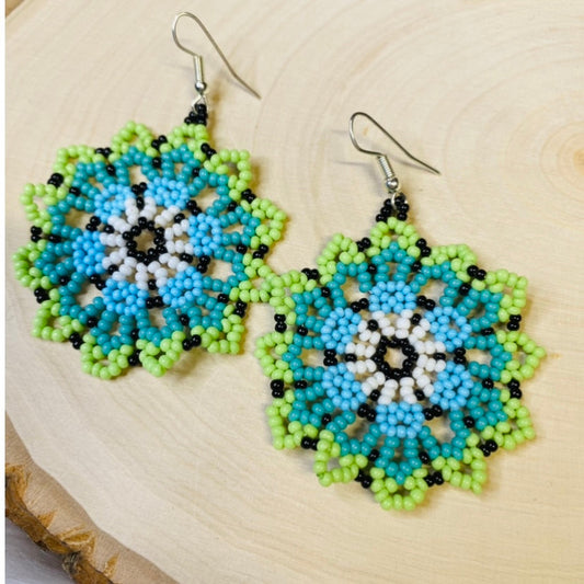 Beaded chaquira Earrings